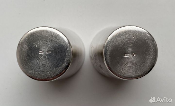 Серебряные стопки 2 штуки. Красивые