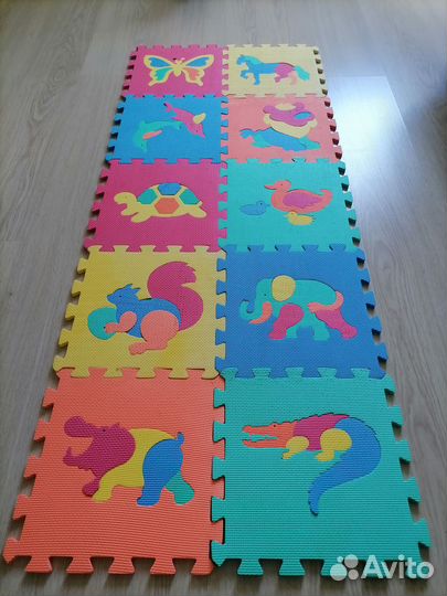 Мягкий коврик пазл