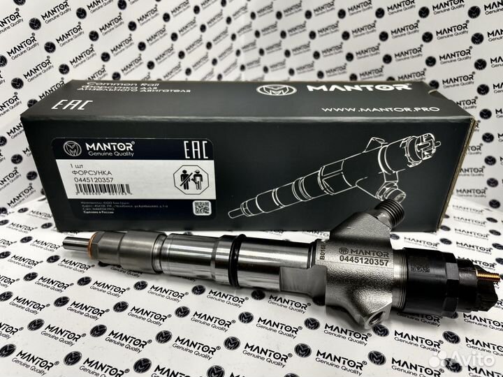 Форсунка топливная mantor Common Rail 0445120357