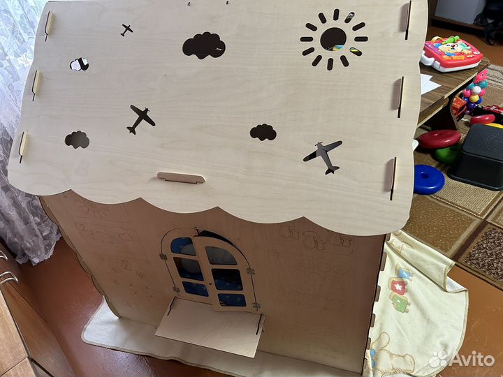 Домик для детей деревянный игровой