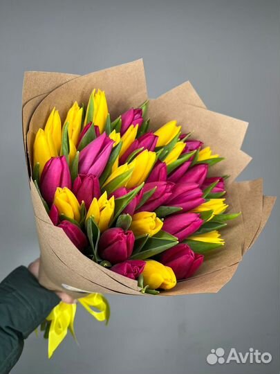 Тюльпаны Микс цветы