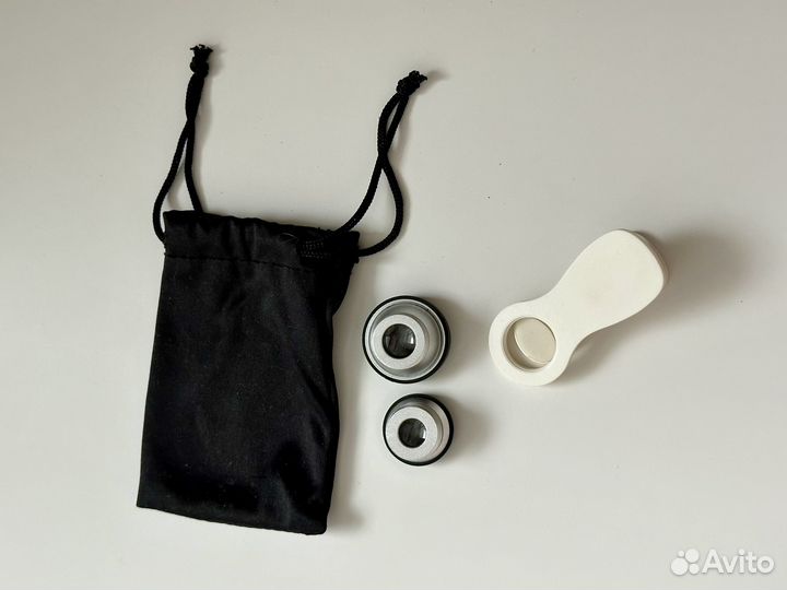 Объективы макро и фишай для смартфона