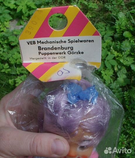 Кукла немецкая клоун новый гдр