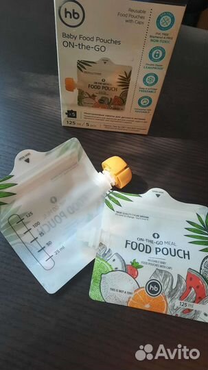 Многоразовые пакеты для детского питания 125 мл HB