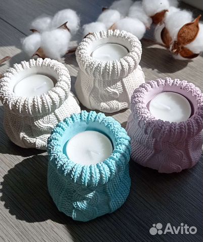 Подсвечник для чайной свечи/подсвечник мешочек