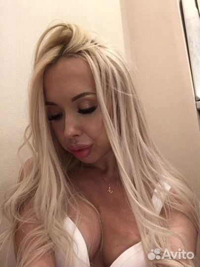 Волос блонд для наращивания капсулы 50 см