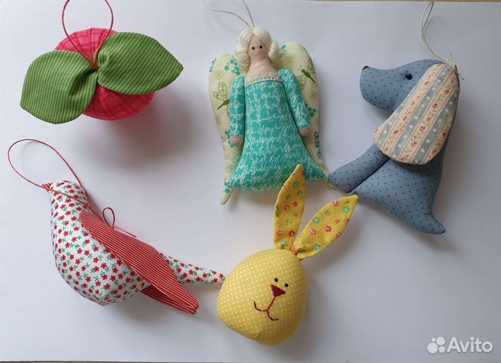 Текстильные игрушки ручной работы