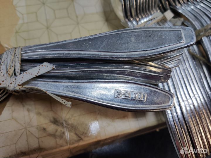 Новые ложки СССР. Много. Алюминий