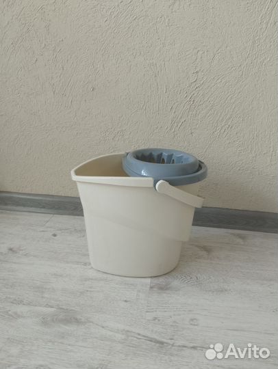 Ведро с отжимом+швабра