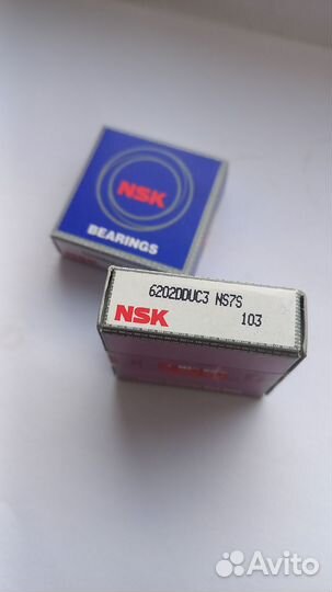 6202 2RS (DDU/С3) подшипник NSK оригинал Япония