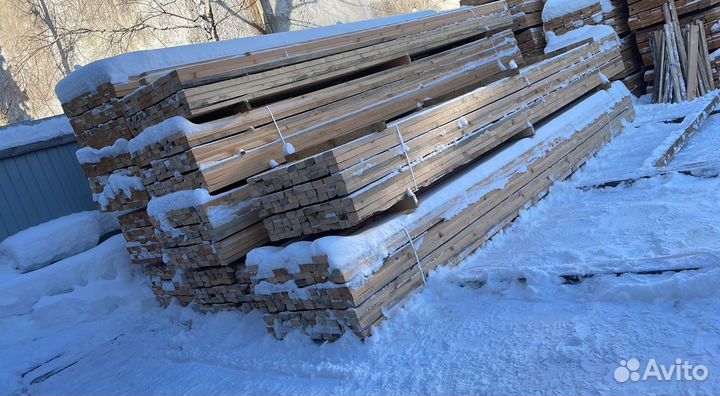 Брус обрезной 100х100х6000мм от производителя