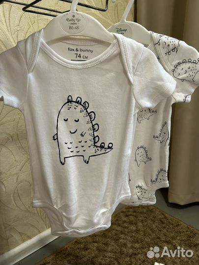 Новые боди 74-86 р