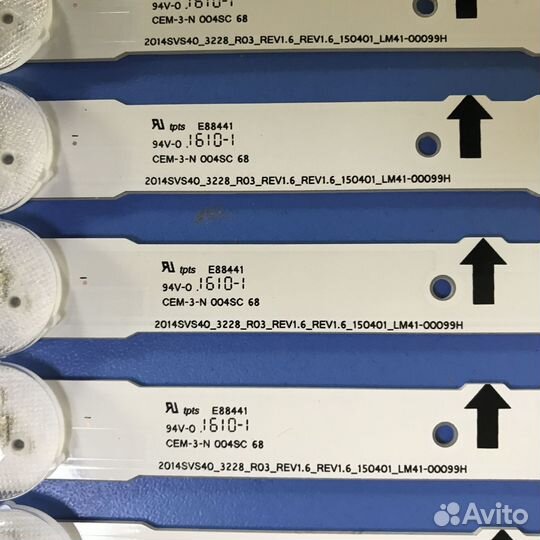 0052 Светодиодная подсветка Samsung D4GE-400DCA-R1