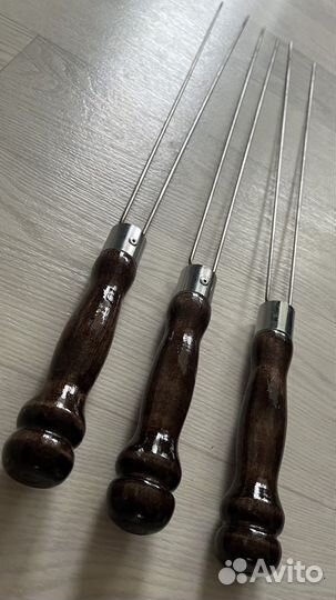 Шампура с деревяной ручкой