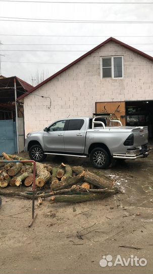 Защита бампера хайлюкс