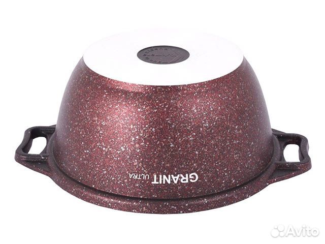 Кастрюля с антипригарным покрытием со стеклянной к