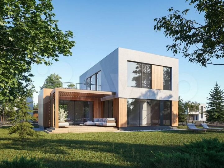 Коттедж 330 м² на участке 12 сот.