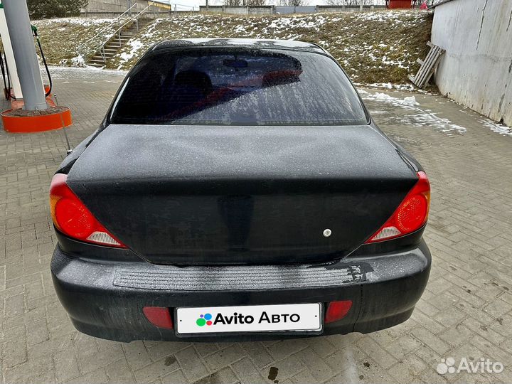 Kia Spectra 1.6 МТ, 2007, 201 000 км