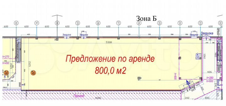Торговая площадь, 800 м²
