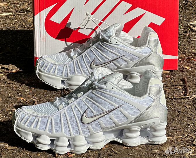 Кроссовки Nike shox tn White