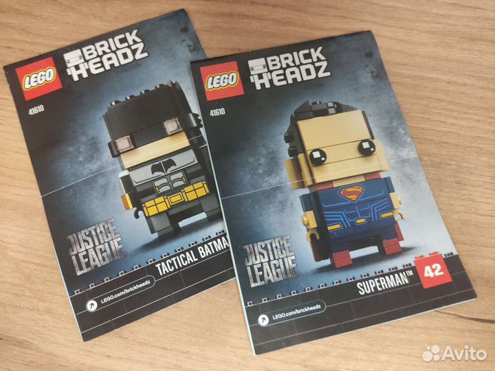 Lego brickheadz бэтмен и супермен