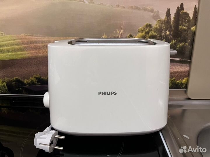 Тостер Philips белый