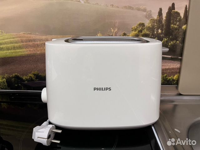 Тостер Philips белый
