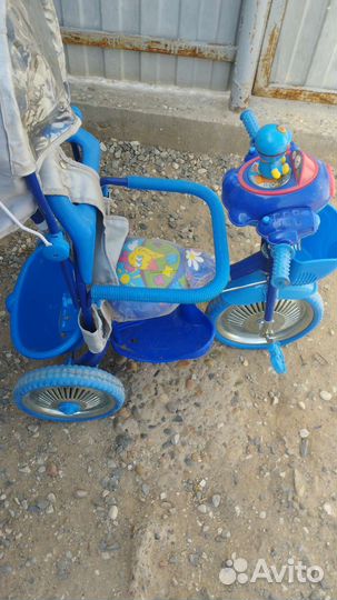 Велосипед коляска с ручкой