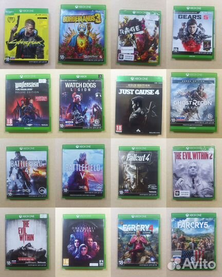 Xbox one. S. Series диски игры