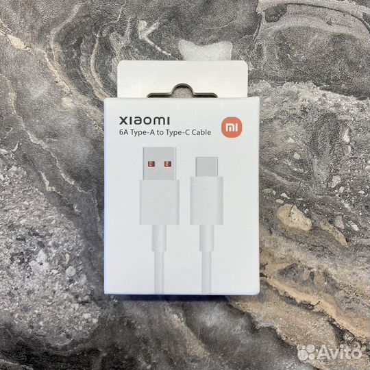 Кабель для быстрой зарядки Xiaomi 6A 33/67/120w