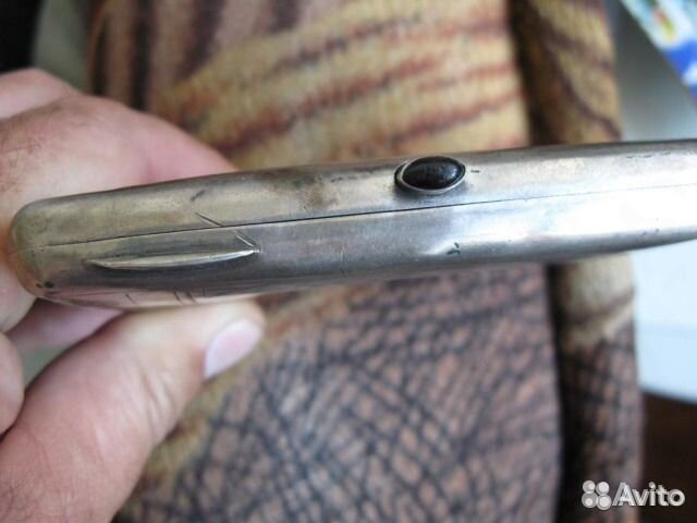 Портсигар серебро 84 проба 19 век