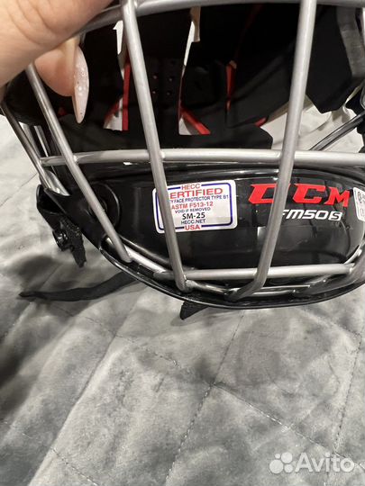 Хоккейный шлем CCM размер S