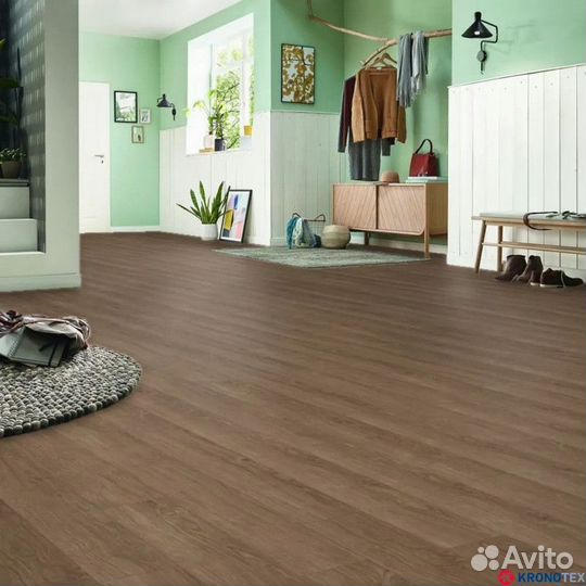 Ламинат Kronotex Robusto Дуб опаловый кофейный