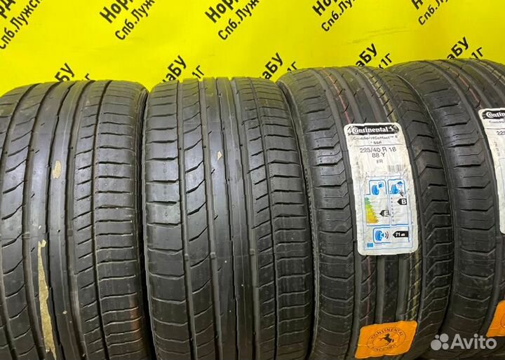 Continental ContiSportContact 5 SSR 225/40 R18 и 245/35 R18 92Y