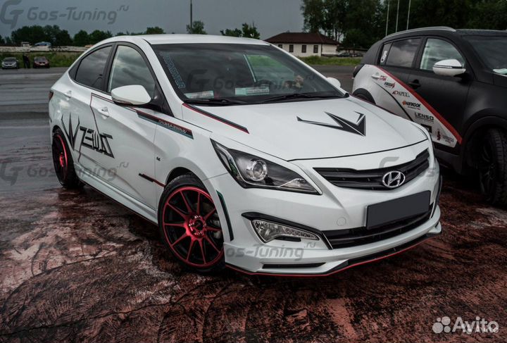 Тюнинг обвес Zeus на Hyundai Solaris