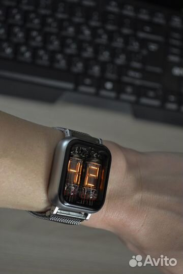 Ламповые наручные часы nixie clock