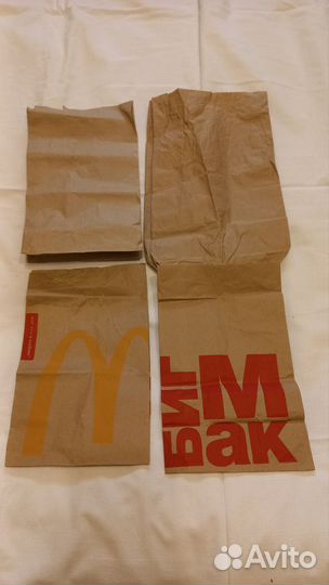 Игрушки,пакеты из макдоналдс