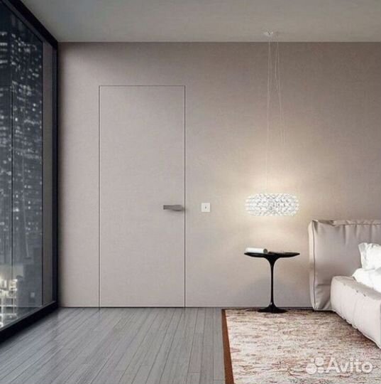 Скрытые двери под отделку