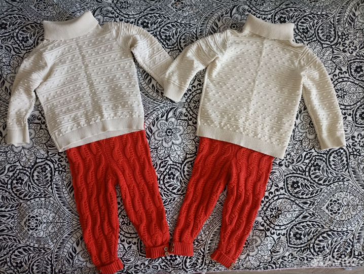 Костюм для двойни mothercare 80