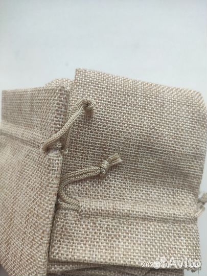 Льняные мешочки для маленьких подарков