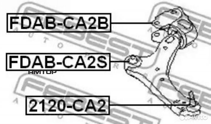 Febest fdab-CA2B Сайлентблок fdab-CA2B