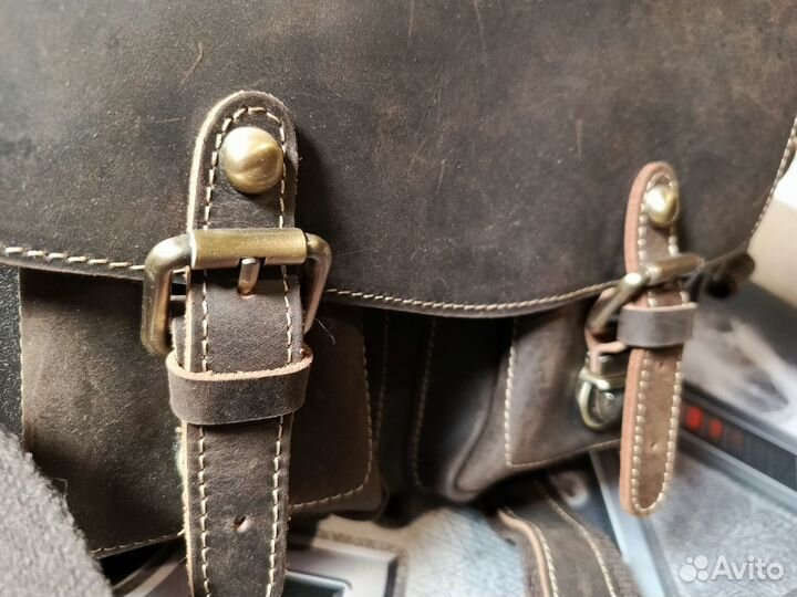 Сумка для фотоаппарата (кожа)