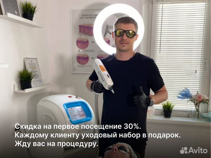 Лазерное удаление тату