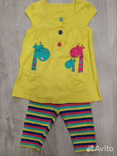 Летняя одежда для девочки 3-4 года