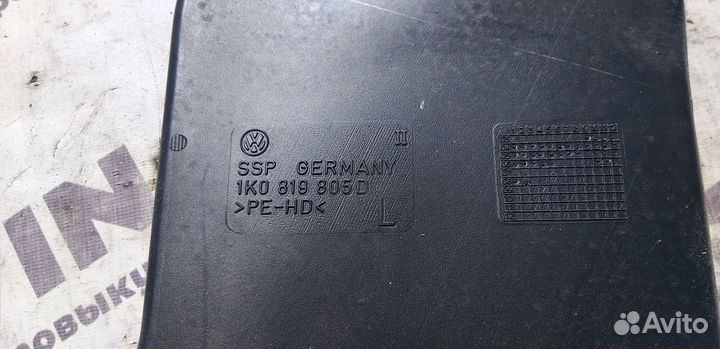 Воздуховод левый Volkswagen Golf 5