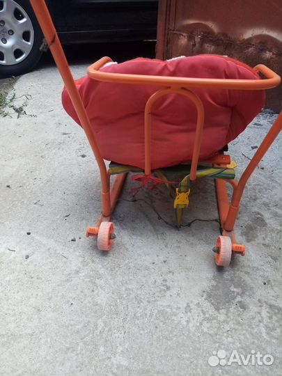 Санки с сидушкой