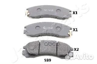 Колодки пер.диск. L200 Pajero V24/44 Montero