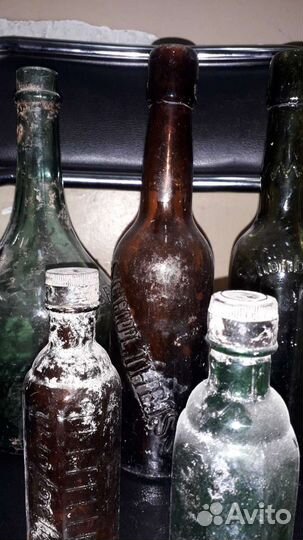 Бутылки с раскопок