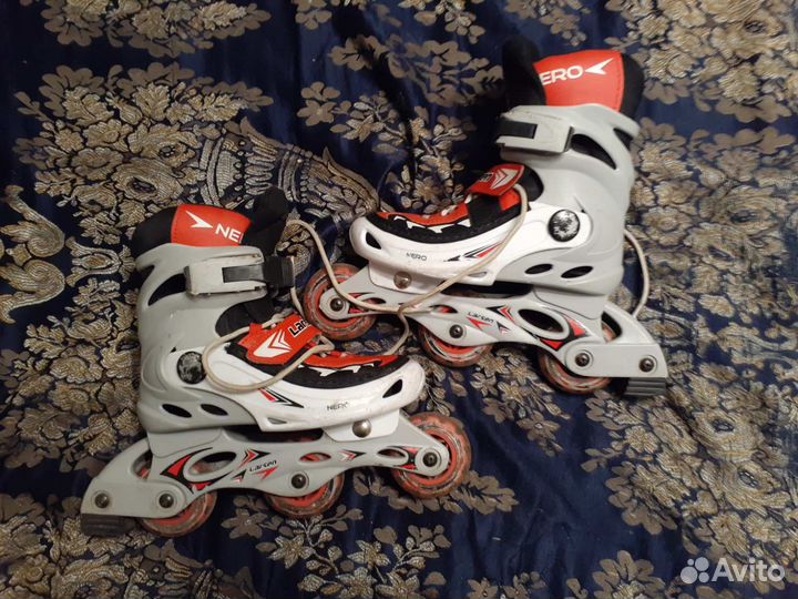 Роликовые коньки раздвижные детские, 30-33 размер