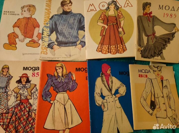 Брошюры по вязанию и шитью с выкройками